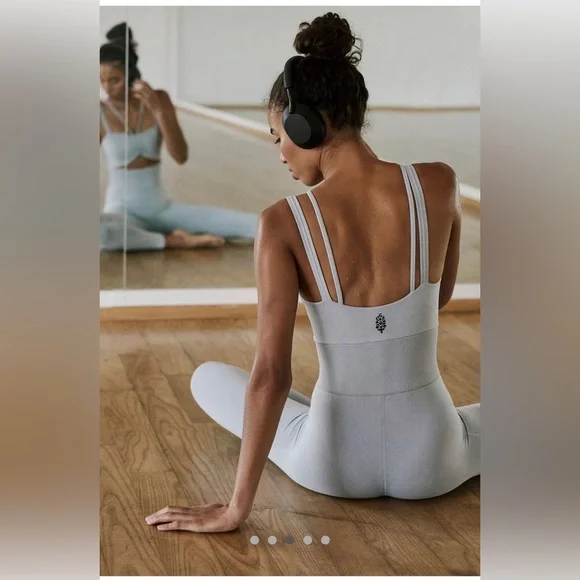 Free People  Good Karma Cutout Onesie- Size Medium/Large - Picture 4 of 10